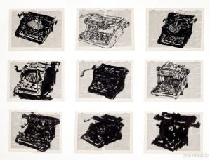 William Kentridge 030 - Final Artwork - Universal Archive (Nine Typewriters). The evidence was collected from this work. Image copyright and permission of the artist